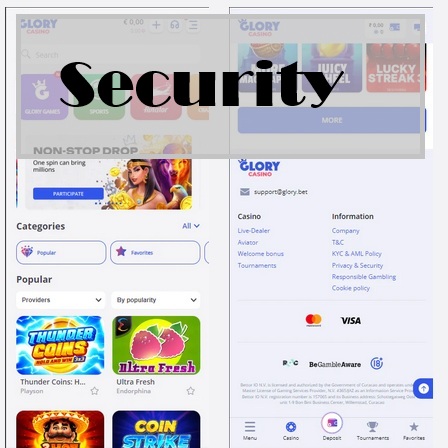 Glory Casino Deposits & Withdrawals Photo